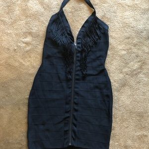 GUESS Bodycon Dress with Tassels